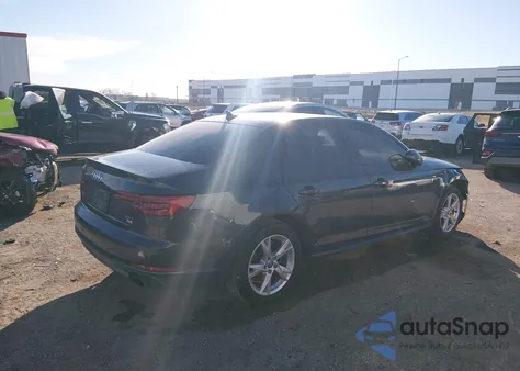 2018 Audi A4 2.0T Tech Ultra Premium/2.0T Ultra Premium z USA, uszkodzony, nr VIN WAUKMAF43JA206550